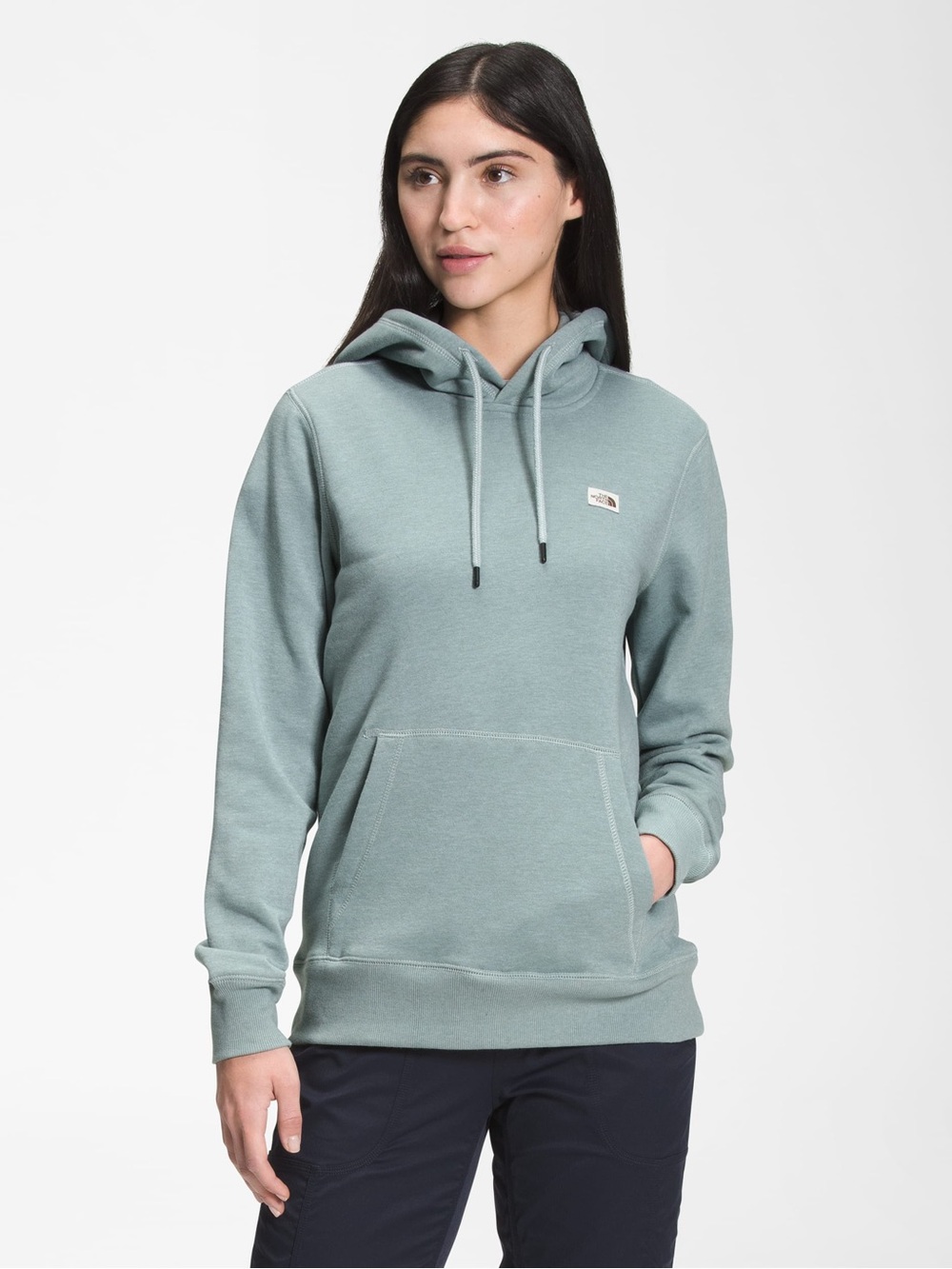 TNF W Heritage Patch Pro Women's Hoodie - Sage Green
